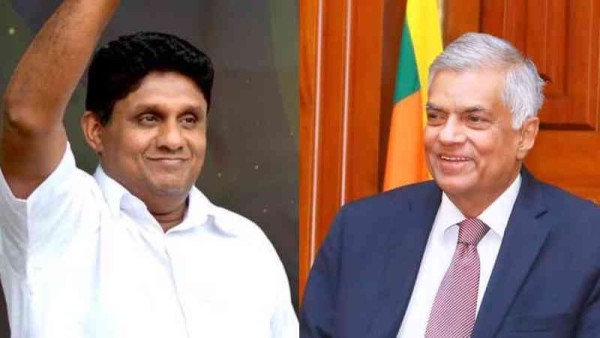 புத்தாண்டு வாழ்த்துக்களை பரிமாற்றிக்கொண்ட ரணில் - சஜித்