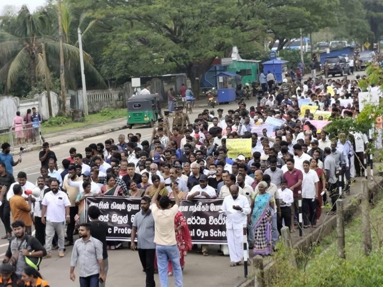 “கிவுல்” ஓயா திட்டத்திற்கு எதிராக எழுச்சிகொண்டது தமிழர் தாயகம்