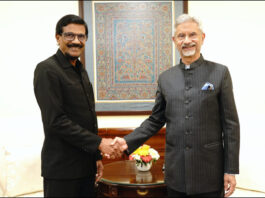 ரில்வினுடன்  ஜெய்சங்கர் சந்திப்பு