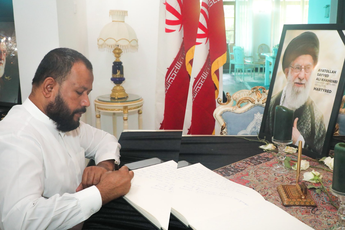 கமேனியின் மறைவுக்கு  ரிஷாத் அனுதாபம்