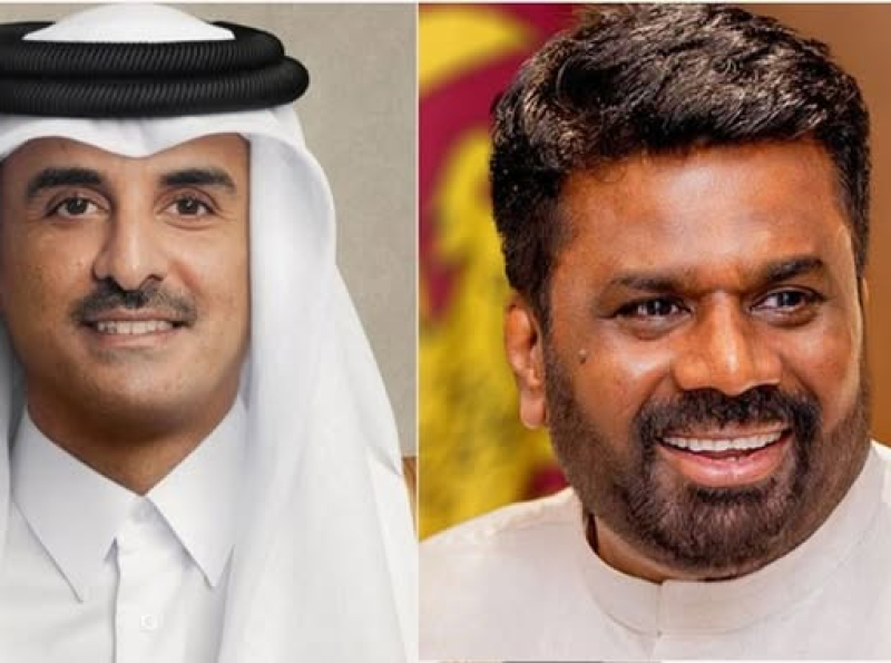 ஜனாதிபதிக்கும் கத்தார் அமீருக்கும்  இடையில் கலந்துரையாடல்