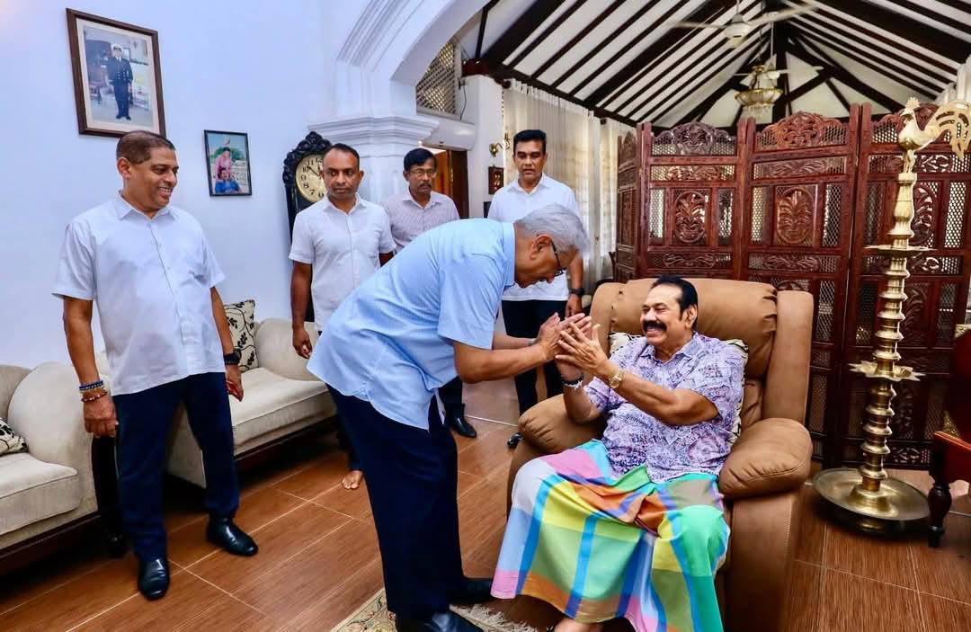 மஹிந்தவை நேரில்  சந்தித்த கோட்டா