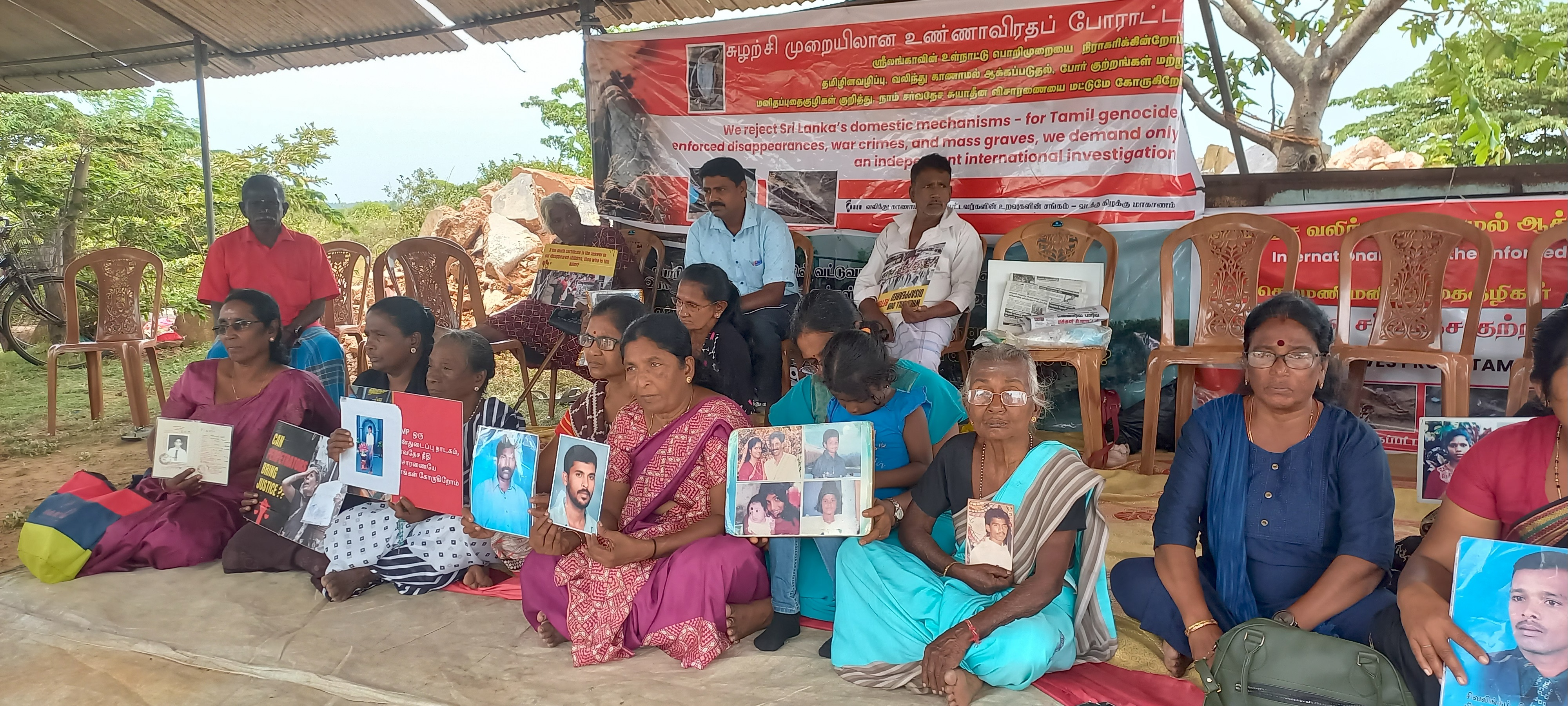 சர்வதேச நீதி கோரி 06 ஆவது நாளாக உண்ணாவிரதப் போராட்டம்