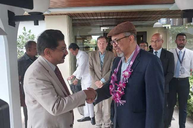 உலக சுகாதார ஸ்தாபனத்தின் பணிப்பாளர் நாயகம் இலங்கைக்கு வருகை