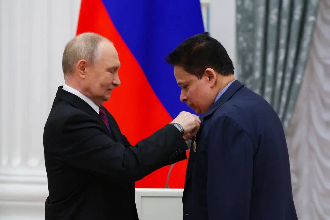 இலங்கையருக்கு ரஷ்ய சிவில் பிரஜைகளுக்கான அதியுயர் விருது