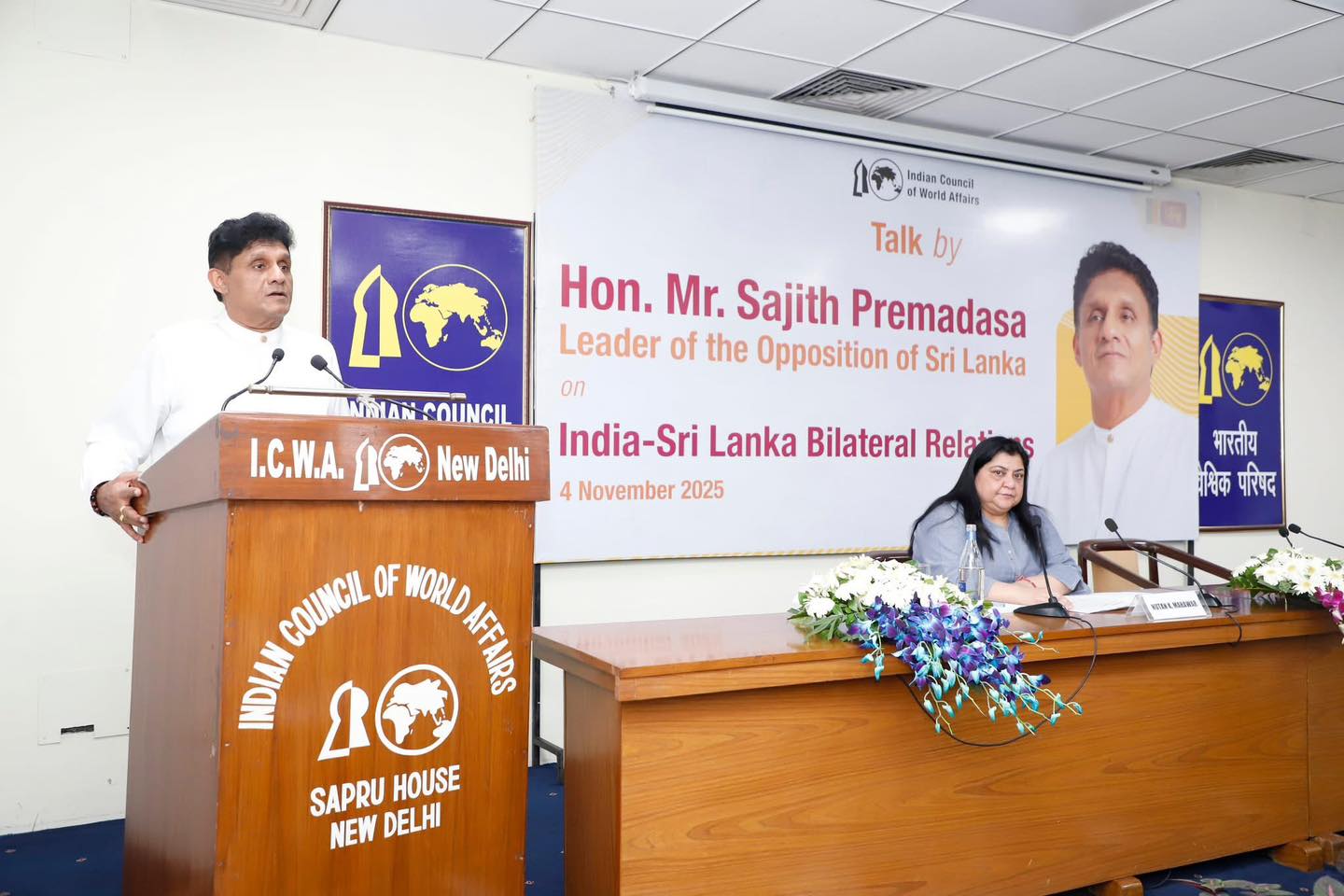 கொள்கைகள் , புதிய கண்டுபிடிப்புகள்  தொடர்பில் டில்லியில் சஜித் ஆராய்வு