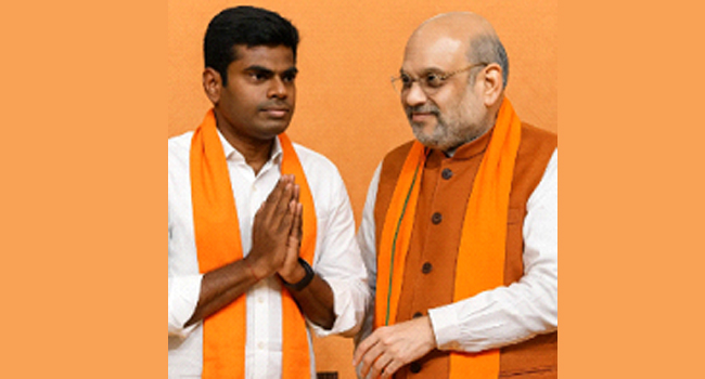அண்ணாமலை தேசிய அந்தஸ்து பெற்றாலும் தமிழகத்தில் தொடர்ந்து செயல்படுவார்: அமித்ஷா