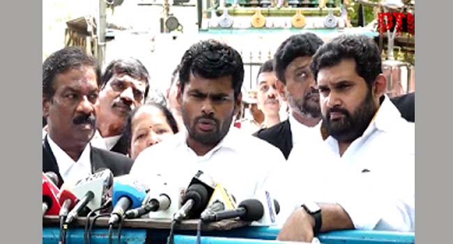 அதிமுகவில் பாஜக தலையிடவில்லை: அண்ணாமலை