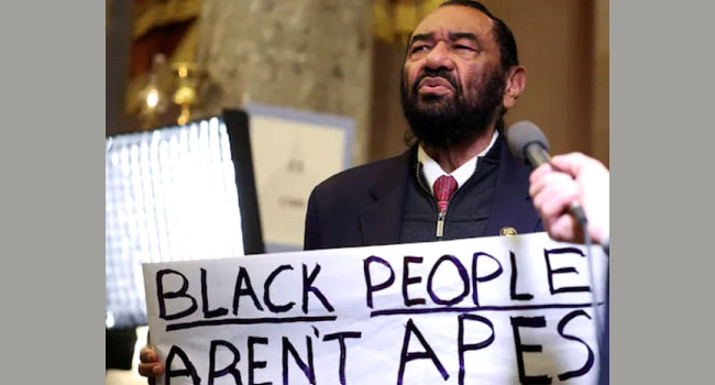 கறுப்பின மக்கள் குரங்குகள் அல்ல: ஜனநாயகக் கட்சி