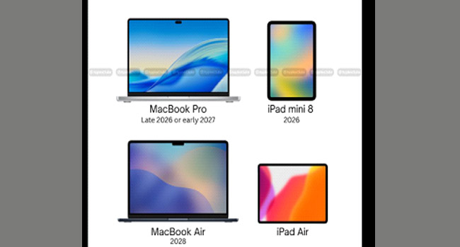 புதிய மேக்புக் ஏர் மற்றும் ஐபாட் மாடல்களுக்கு ஆப்பிள் 2027 இல் இன்டெல் சில்லுகளை பயன்படுத்தலாம்