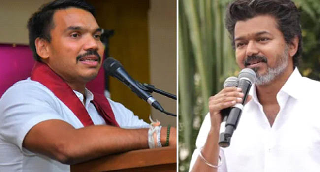 அரசியல் ஒரு முழுநேர வேலை, அதை தீவிரமாக எடுத்துக் கொள்ளுங்கள்: விஜய்க்கு நாமல் அறிவுரை