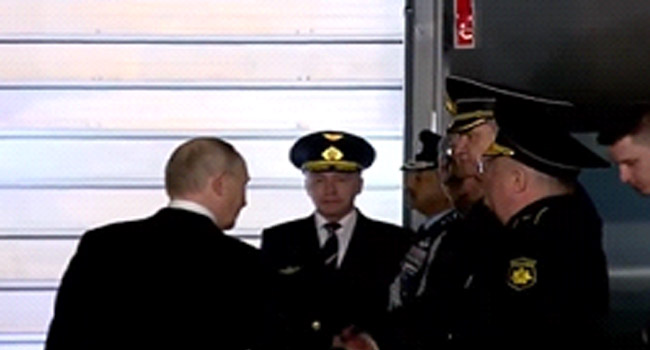 ரஷ்யா புறப்பட்டார் புடின்