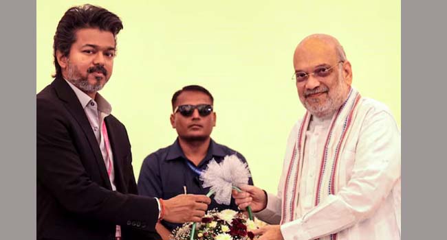 தென்னிந்திய முதல்வர்கள் சந்திப்பு: நீட் தேர்வு தொடர்பில் அமித்ஷாவிடம் விஜய் கோரிக்கை