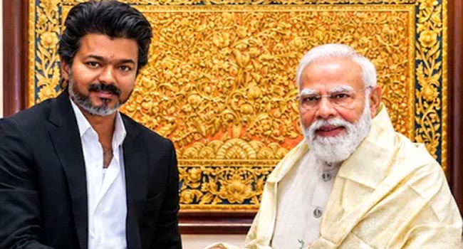 543 மக்களவைத் தொகுதிகளை தக்க வைத்துக் கொள்ள பிரதமர் மோடிக்கு முதல்வர் விஜய் கோரிக்கை