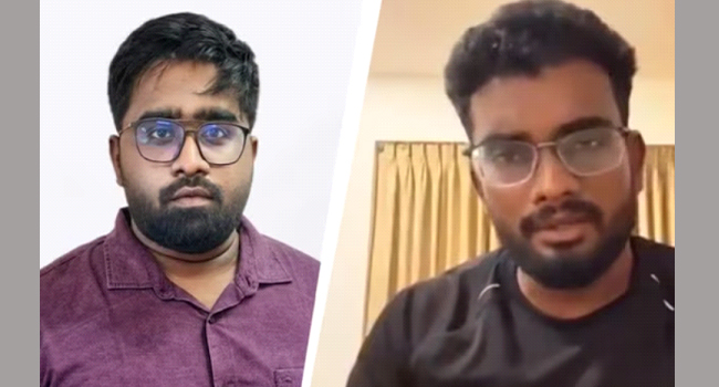 சென்னை யூடியூபர் ஹரிஷ் தற்கொலை: தொழில்நுட்ப நிறுவனத்தின் தலைமை செயல் அதிகாரி கைது